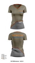 Newgen Constrction 18820013 Women's Short Sleeve V-neck Shirt - 116