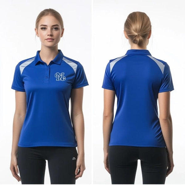 Womens Short Sleeve Performance Polo, Nouvel Catholic Central High School Bowling, Bowling, Teamtime, Team time, sublimation, custom sports apparel, team uniforms, spirit wear, spiritwear, sports uniforms, custom shirts, team store, custom team store, fundraiser sports, apparel fundraiser