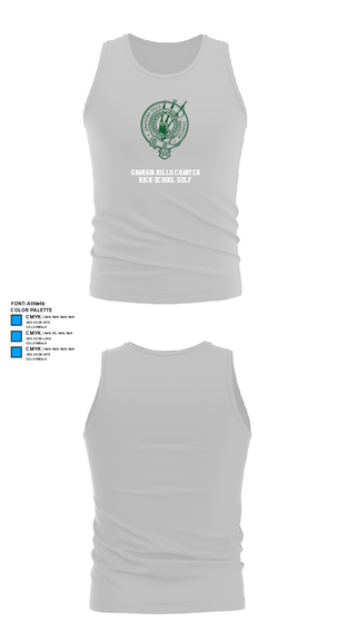Tank Top, Granada Hills Charter High School Golf, Golf, Teamtime, Team time, sublimation, custom sports apparel, team uniforms, spirit wear, spiritwear, sports uniforms, custom shirts, team store, custom team store, fundraiser sports, apparel fundraiser