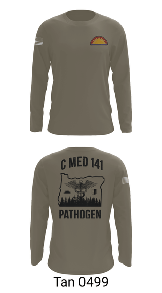 Long Sleeve Performance Shirt, C Med, National Guard, Teamtime, Team time, sublimation, custom sports apparel, team uniforms, spirit wear, spiritwear, sports uniforms, custom shirts, team store, custom team store, fundraiser sports, apparel fundraiser