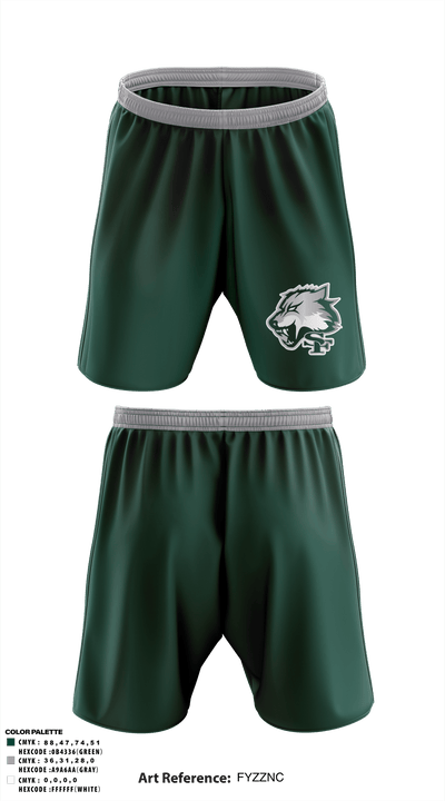 Edmond Santa Fe High School Football 10022708 Athletic Shorts With Pockets - 41