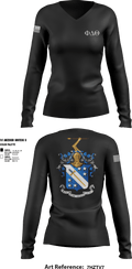 Phi Delta Theta 42794555 Women's Long Sleeve V-neck Shirt - 6
