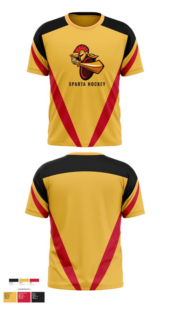 Short Sleeve Performance Shirt, Sparta Youth Hockey, Spirit Store, Teamtime, Team time, sublimation, custom sports apparel, team uniforms, spirit wear, spiritwear, sports uniforms, custom shirts, team store, custom team store, fundraiser sports, apparel fundraiser