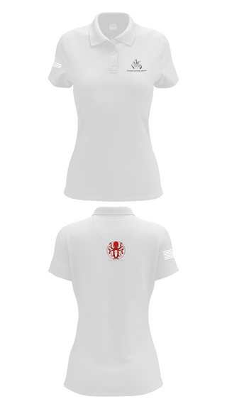 Womens Short Sleeve Performance Polo, Kraken Defense Group, , Teamtime, Team time, sublimation, custom sports apparel, team uniforms, spirit wear, spiritwear, sports uniforms, custom shirts, team store, custom team store, fundraiser sports, apparel fundraiser