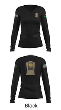 759 mp hhd 91445717 Women's Long Sleeve V-neck Shirt - 37