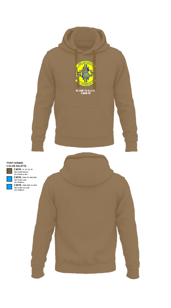 Hoodie, 49 COMPTROLLER SQUADRON, , Teamtime, Team time, sublimation, custom sports apparel, team uniforms, spirit wear, spiritwear, sports uniforms, custom shirts, team store, custom team store, fundraiser sports, apparel fundraiser