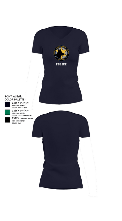 Women's Short Sleeve Vneck Shirt, K9 Dex, , Teamtime, Team time, sublimation, custom sports apparel, team uniforms, spirit wear, spiritwear, sports uniforms, custom shirts, team store, custom team store, fundraiser sports, apparel fundraiser