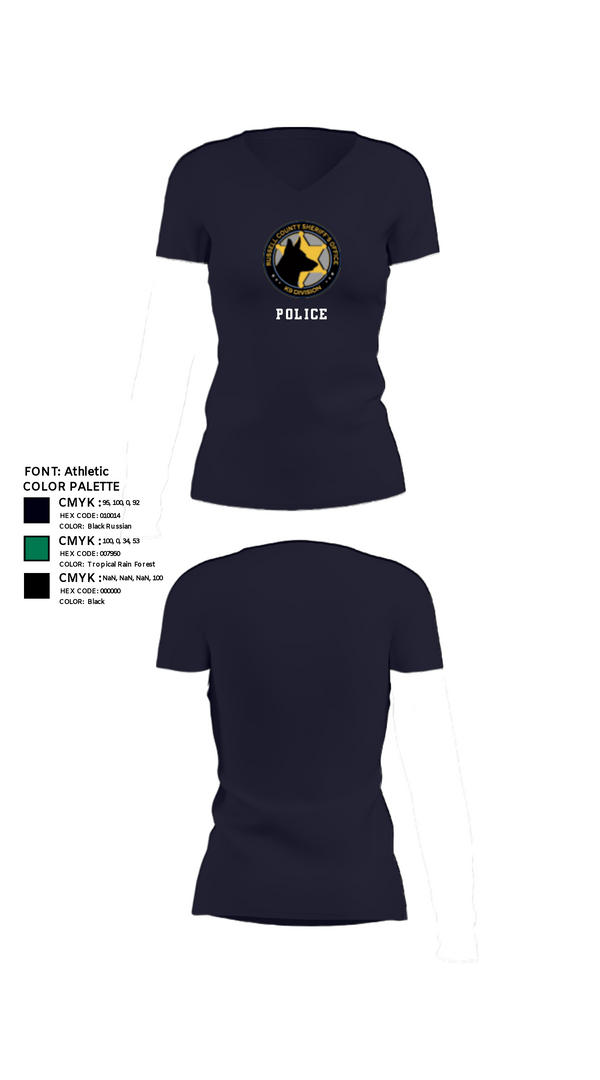 Women's Short Sleeve Vneck Shirt, K9 Dex, , Teamtime, Team time, sublimation, custom sports apparel, team uniforms, spirit wear, spiritwear, sports uniforms, custom shirts, team store, custom team store, fundraiser sports, apparel fundraiser