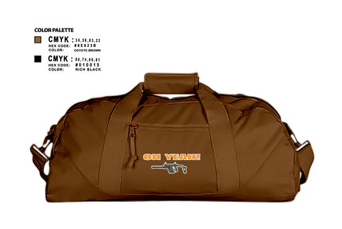 Duffle Bag, Tiger sharks, Army, Teamtime, Team time, sublimation, custom sports apparel, team uniforms, spirit wear, spiritwear, sports uniforms, custom shirts, team store, custom team store, fundraiser sports, apparel fundraiser