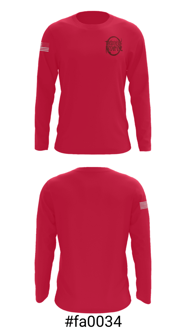 Long Sleeve Performance Shirt, Memories Never Die, , Teamtime, Team time, sublimation, custom sports apparel, team uniforms, spirit wear, spiritwear, sports uniforms, custom shirts, team store, custom team store, fundraiser sports, apparel fundraiser