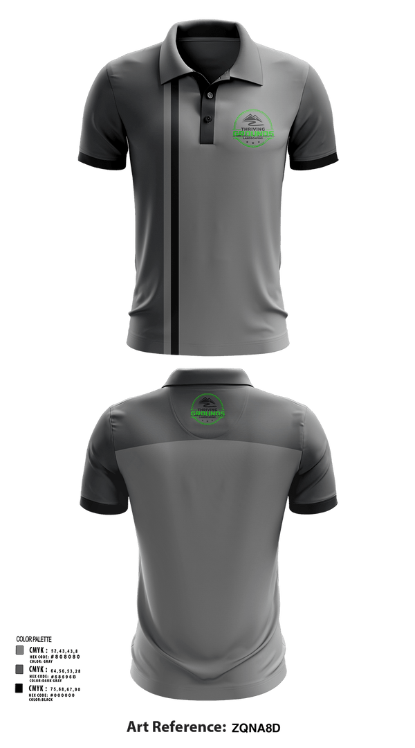 Short Sleeve Performance Polo, Thriving Grounds Landscaping, , Teamtime, Team time, sublimation, custom sports apparel, team uniforms, spirit wear, spiritwear, sports uniforms, custom shirts, team store, custom team store, fundraiser sports, apparel fundraiser