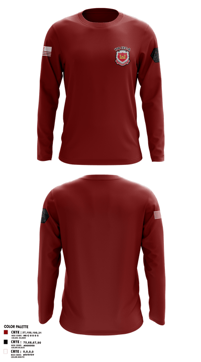 178th EN BN 53503962 Long Sleeve Performance Polo - 4
