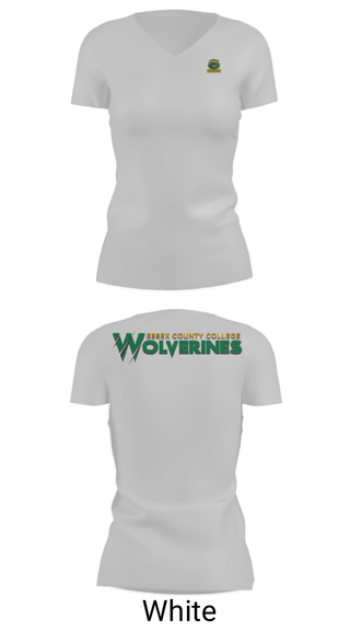 Women's Short Sleeve Vneck Shirt, Essex County College Track and Field, Track & Field, Teamtime, Team time, sublimation, custom sports apparel, team uniforms, spirit wear, spiritwear, sports uniforms, custom shirts, team store, custom team store, fundraiser sports, apparel fundraiser