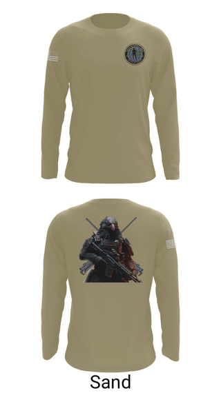 Long Sleeve Performance Shirt, Center for Security Forces Detachment Chesapeake, Navy, Teamtime, Team time, sublimation, custom sports apparel, team uniforms, spirit wear, spiritwear, sports uniforms, custom shirts, team store, custom team store, fundraiser sports, apparel fundraiser