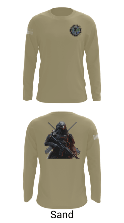 Center for Security Forces Detachment Chesapeake 88189039 Long Sleeve Performance Shirt - 82