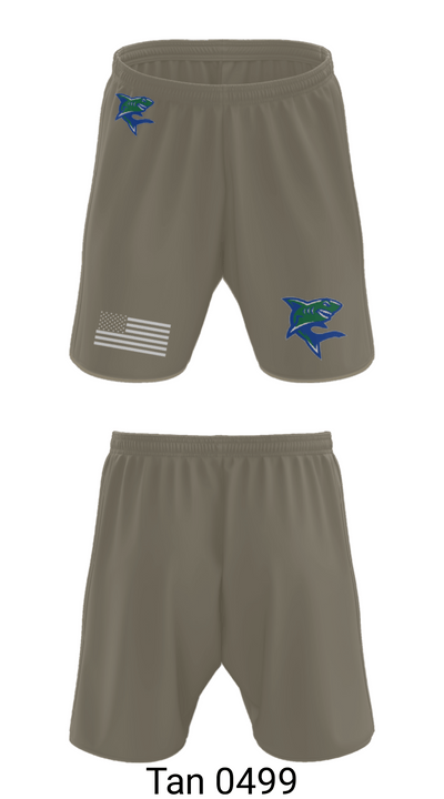 Bullshark Battalion 90693069 Athletic Shorts With Pockets - 69