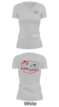 J&M BROTHERS 14644357 Women's Short Sleeve V-neck Shirt - 19