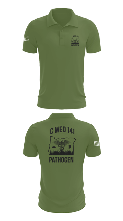 C MED 141 64606356 Short Sleeve Performance Polo - 45