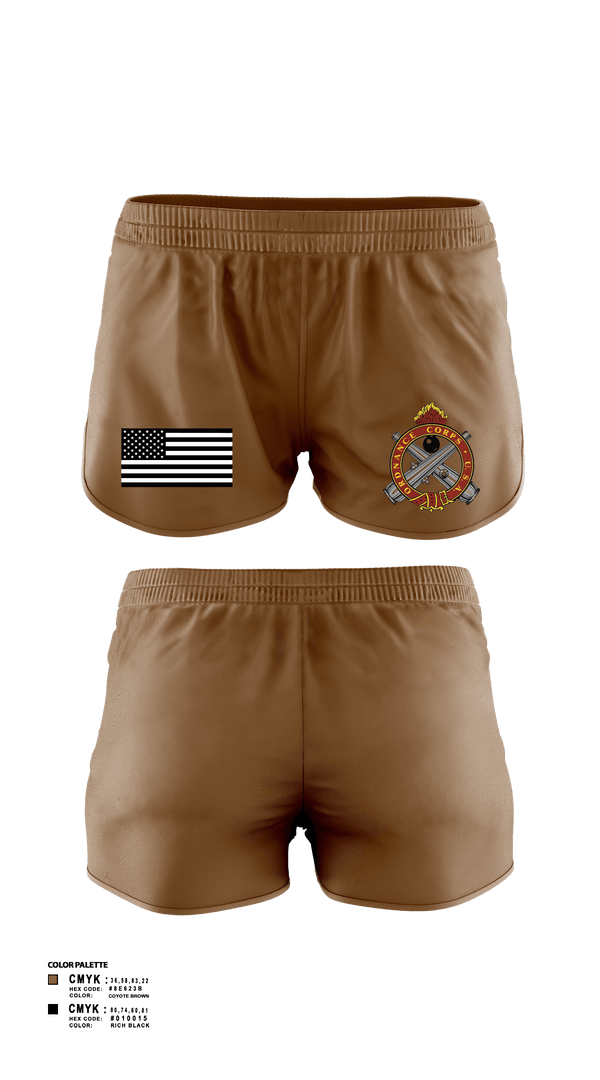 Women's Shorts, 758th SMC, Army, Teamtime, Team time, sublimation, custom sports apparel, team uniforms, spirit wear, spiritwear, sports uniforms, custom shirts, team store, custom team store, fundraiser sports, apparel fundraiser