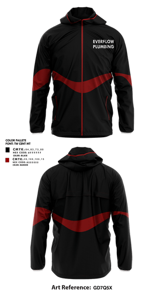 Windbreaker, EVERFLOW PLUMBING, , Teamtime, Team time, sublimation, custom sports apparel, team uniforms, spirit wear, spiritwear, sports uniforms, custom shirts, team store, custom team store, fundraiser sports, apparel fundraiser