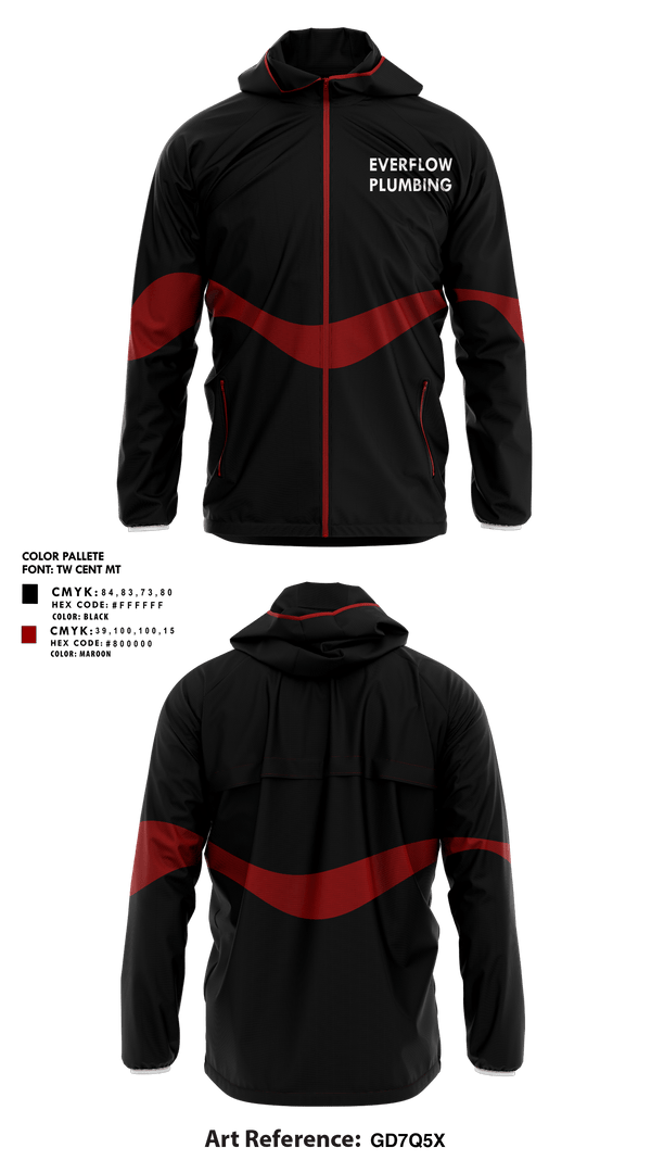 Windbreaker, EVERFLOW PLUMBING, , Teamtime, Team time, sublimation, custom sports apparel, team uniforms, spirit wear, spiritwear, sports uniforms, custom shirts, team store, custom team store, fundraiser sports, apparel fundraiser