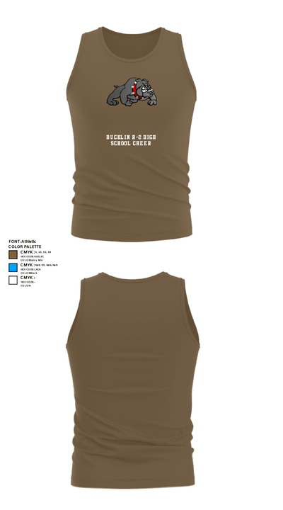 Bucklin R-2 High School Cheer 73850439 Tank Top - 8