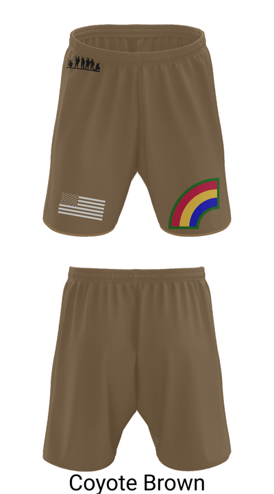 42ND Infantry Division 74550068 Athletic Shorts With Pockets - 9