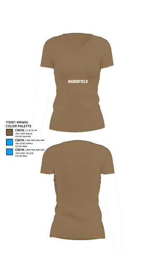 Womens Short Sleeve Vneck Shirt, Marshfield, Wrestling, Teamtime, Team time, sublimation, custom sports apparel, team uniforms, spirit wear, spiritwear, sports uniforms, custom shirts, team store, custom team store, fundraiser sports, apparel fundraiser