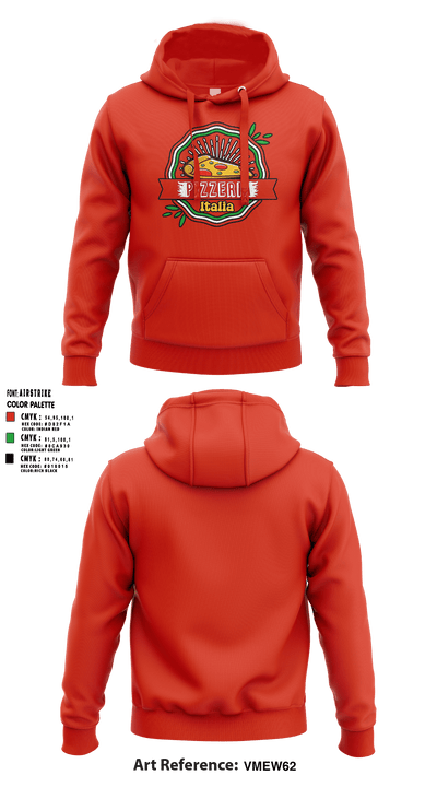Pizzeria Italia 68059283 Hoodie - 1