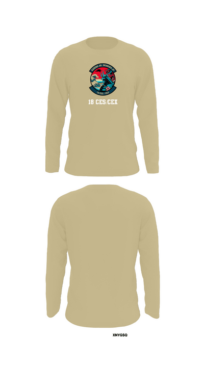 18 CES/CEX 15967119 Long Sleeve Performance Shirt - 92