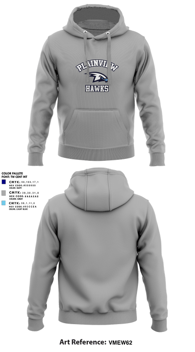 Plainview Hawks 8354559 Hoodie - 20