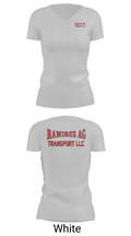 Ramirez Ag Transport llc 10846146 Women's Short Sleeve V-neck Shirt - 19
