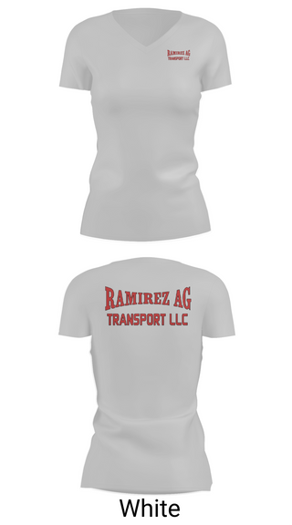 Womens Short Sleeve Vneck Shirt, Ramirez Ag Transport llc, , Teamtime, Team time, sublimation, custom sports apparel, team uniforms, spirit wear, spiritwear, sports uniforms, custom shirts, team store, custom team store, fundraiser sports, apparel fundraiser