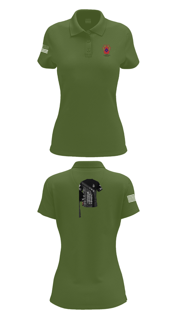 Womens Short Sleeve Performance Polo, 121 transportation, National Guard, Teamtime, Team time, sublimation, custom sports apparel, team uniforms, spirit wear, spiritwear, sports uniforms, custom shirts, team store, custom team store, fundraiser sports, apparel fundraiser