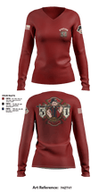 Station 51 74948008 Women's Long Sleeve V-neck Shirt - 1