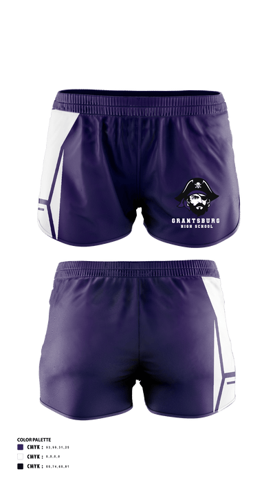 Grantsburg High School Cross Country 39267842 Women's Shorts - 40