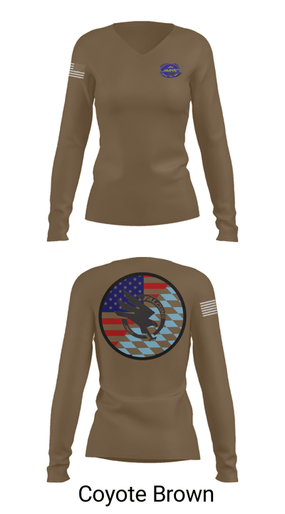 Falcon Team, JMRC 44221866 Women's Long Sleeve V-neck Shirt - 17
