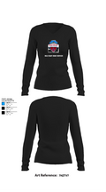 Hole Heart Home Services 70981913 Women's Long Sleeve V-neck Shirt - 34