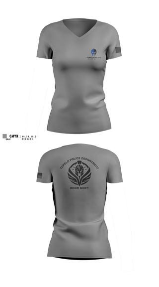 Women's Short Sleeve Vneck Shirt, TPD Adam Shift, Police, Teamtime, Team time, sublimation, custom sports apparel, team uniforms, spirit wear, spiritwear, sports uniforms, custom shirts, team store, custom team store, fundraiser sports, apparel fundraiser