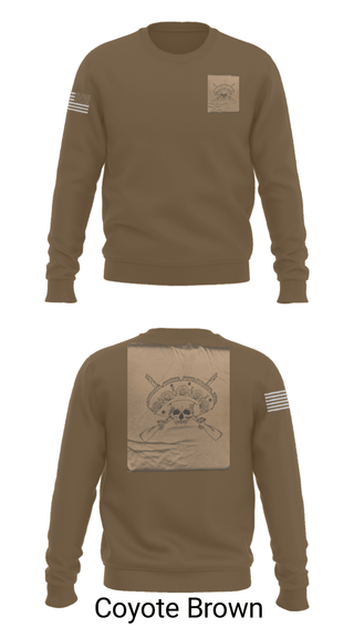 Crew Neck Sweatshirt, Los Pistoleros, Army, Teamtime, Team time, sublimation, custom sports apparel, team uniforms, spirit wear, spiritwear, sports uniforms, custom shirts, team store, custom team store, fundraiser sports, apparel fundraiser