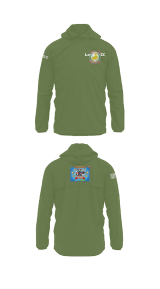 Windbreaker, Legion IX, Army, Teamtime, Team time, sublimation, custom sports apparel, team uniforms, spirit wear, spiritwear, sports uniforms, custom shirts, team store, custom team store, fundraiser sports, apparel fundraiser