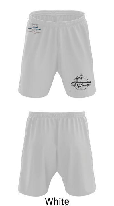 B and J Detailing 43609059 Athletic Shorts With Pockets - 1
