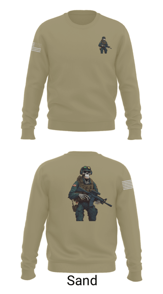 Crew Neck Sweatshirt, 3d lsb, Marines, Teamtime, Team time, sublimation, custom sports apparel, team uniforms, spirit wear, spiritwear, sports uniforms, custom shirts, team store, custom team store, fundraiser sports, apparel fundraiser