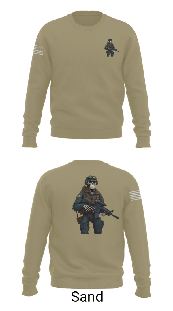 Crew Neck Sweatshirt, 3d lsb, Marines, Teamtime, Team time, sublimation, custom sports apparel, team uniforms, spirit wear, spiritwear, sports uniforms, custom shirts, team store, custom team store, fundraiser sports, apparel fundraiser