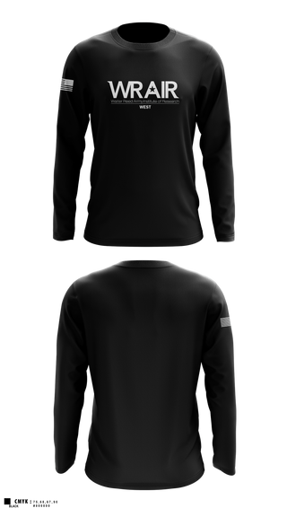 Long Sleeve Performance Shirt, Walter Reed Army Institute of Research - West, , Teamtime, Team time, sublimation, custom sports apparel, team uniforms, spirit wear, spiritwear, sports uniforms, custom shirts, team store, custom team store, fundraiser sports, apparel fundraiser