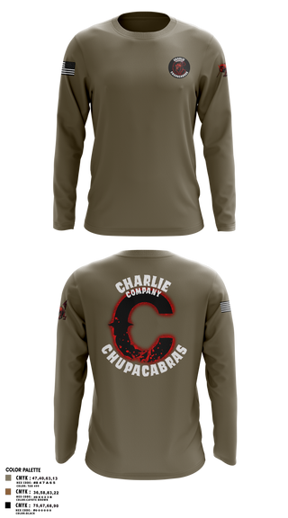Long Sleeve Performance Shirt, C Co Chupacabras, Army, Teamtime, Team time, sublimation, custom sports apparel, team uniforms, spirit wear, spiritwear, sports uniforms, custom shirts, team store, custom team store, fundraiser sports, apparel fundraiser