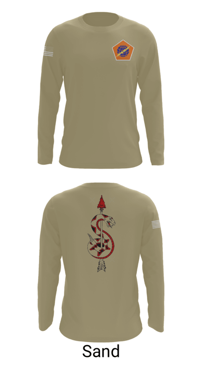 98th Expeditionary Signal Battalion 25845475 Long Sleeve Performance Shirt - 86