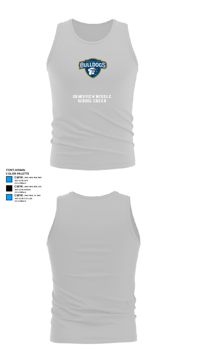 Grandview Middle School Cheer 23349487 Tank Top - 13