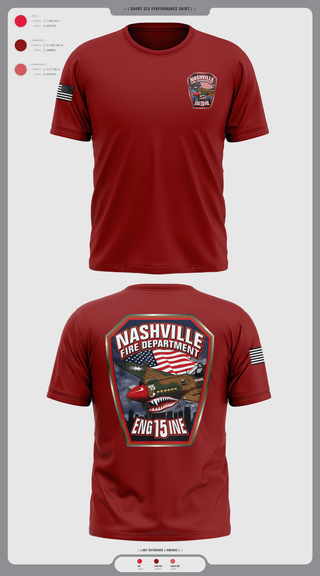 Old School Cotton Feel Shirt, Engine 15, , Teamtime, Team time, sublimation, custom sports apparel, team uniforms, spirit wear, spiritwear, sports uniforms, custom shirts, team store, custom team store, fundraiser sports, apparel fundraiser