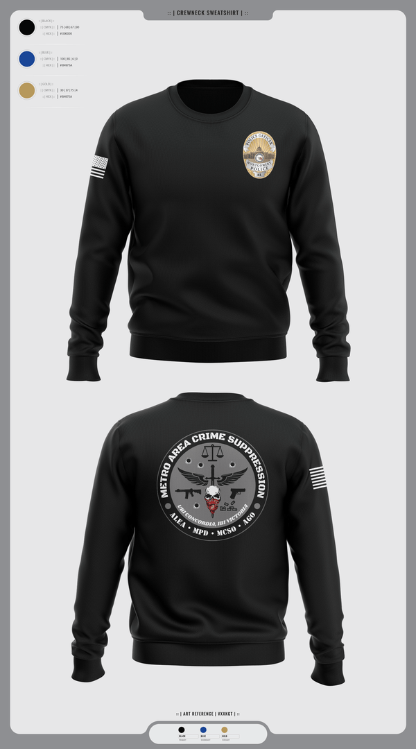 Crew Neck Sweatshirt, SPECIAL OPERATIONS UNIT, Police, Teamtime, Team time, sublimation, custom sports apparel, team uniforms, spirit wear, spiritwear, sports uniforms, custom shirts, team store, custom team store, fundraiser sports, apparel fundraiser